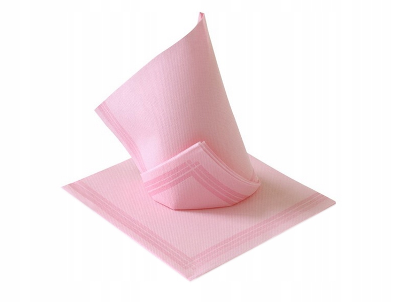 Papierové servítky svetlo ružové
