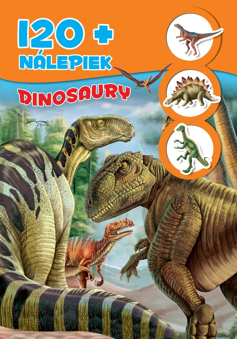 120 nálepiek +  Dinosaury (24)