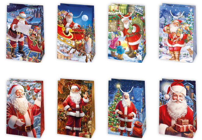 Darčeková taška vianočná T1 vzor 16