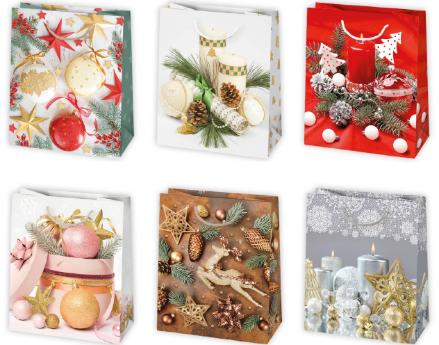 Darčeková taška vianočná T4 vzor 75