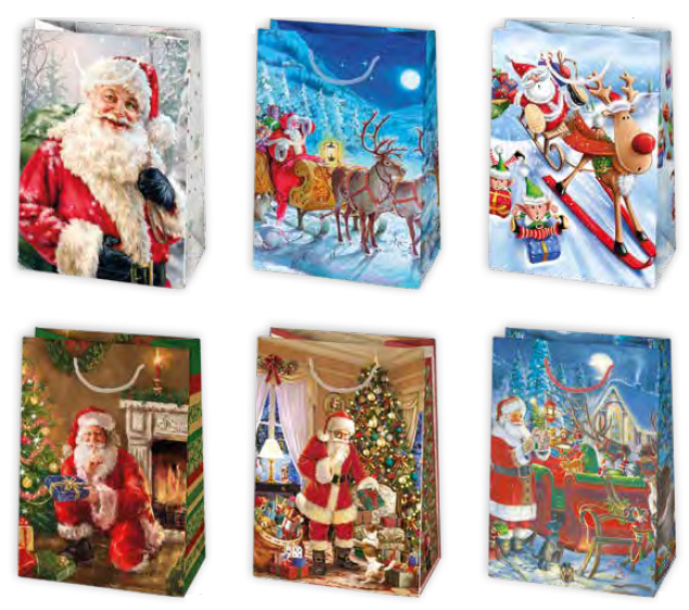 Darčeková taška vianočná T5 vzor 79