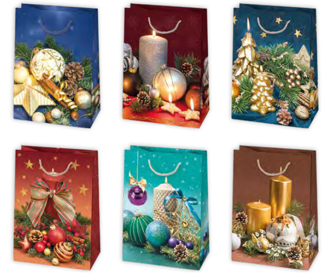 Darčeková taška vianočná T5 vzor 80