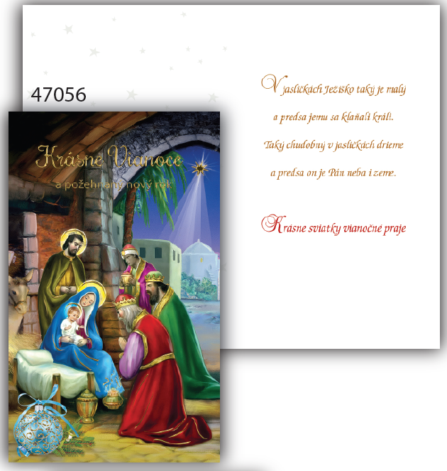 Vianočná karta D 47 056