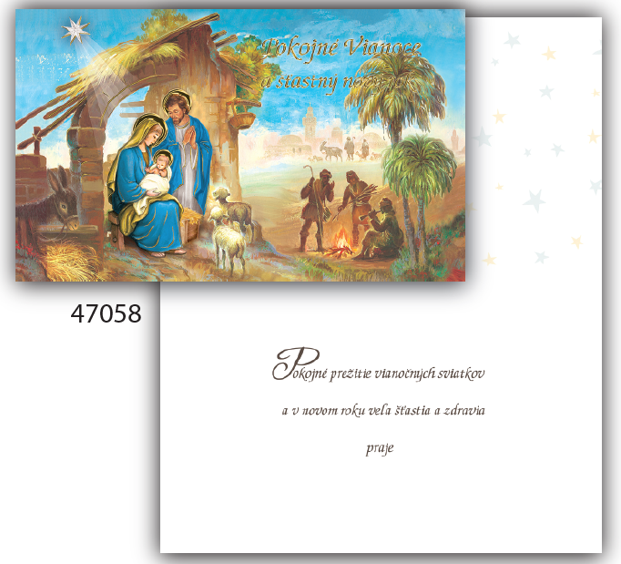 Vianočná karta D 47 058