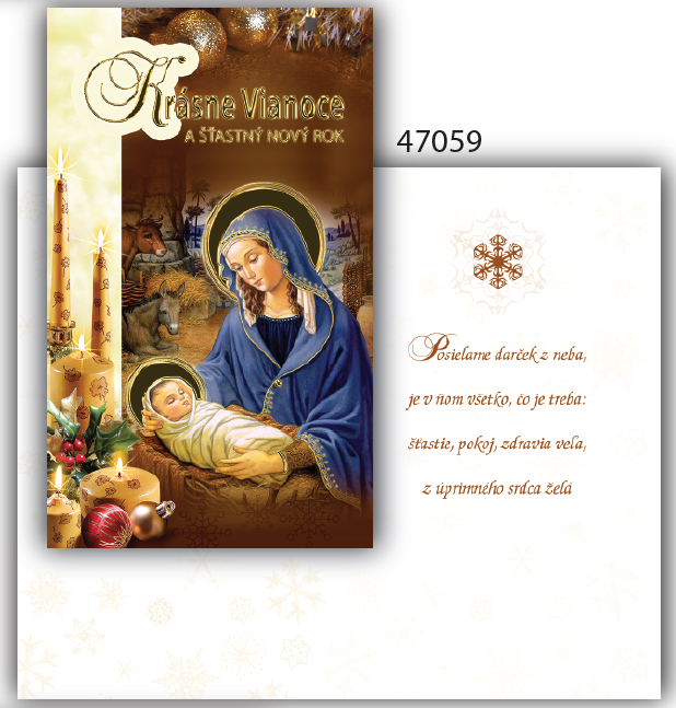 Vianočná karta D 47 059