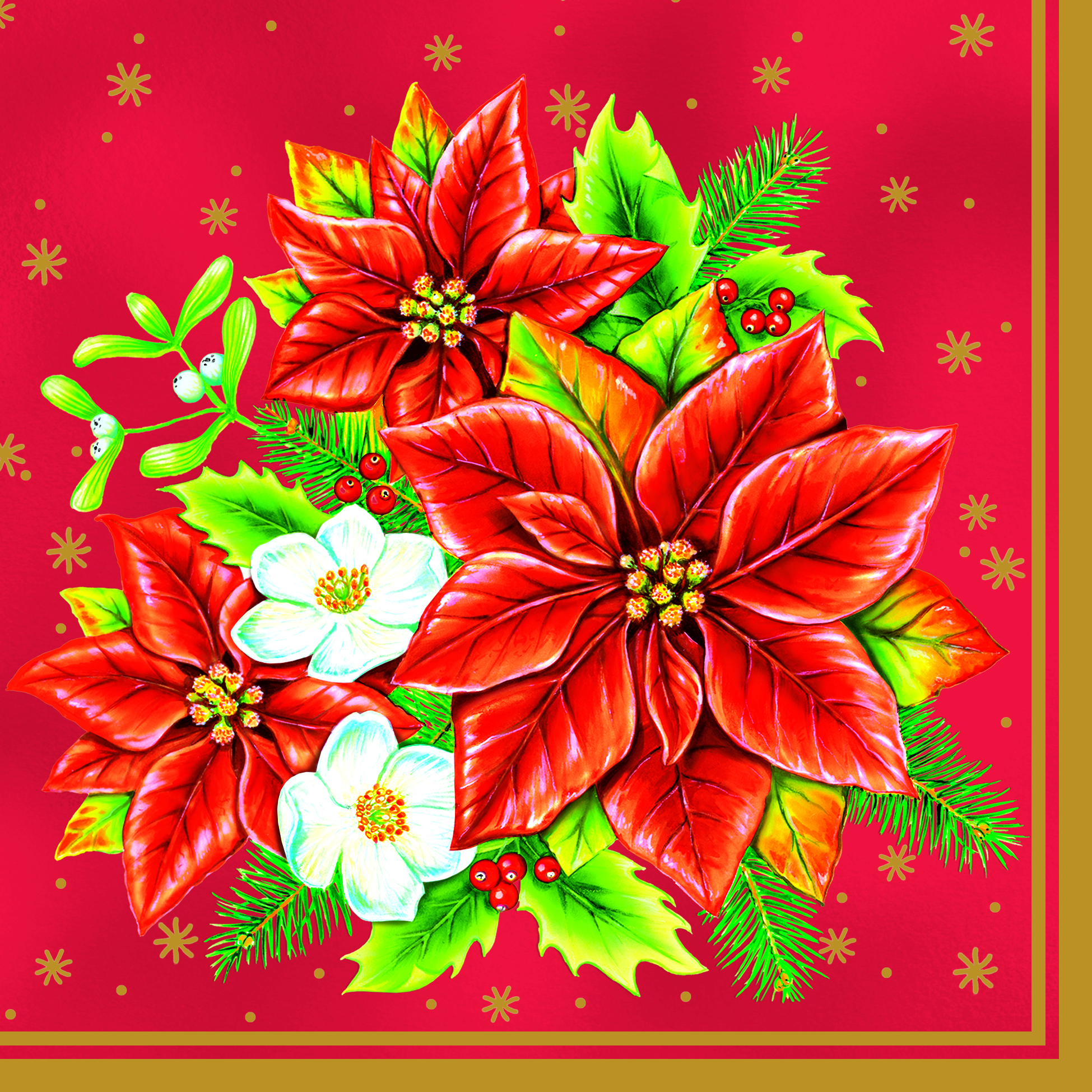 Vianočné servítky MAKI 1301