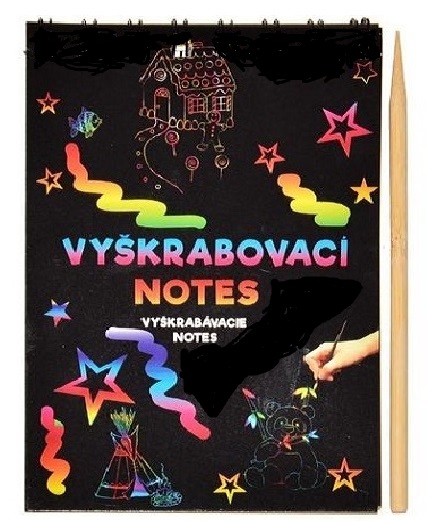 Vyškrabávací zošit A5