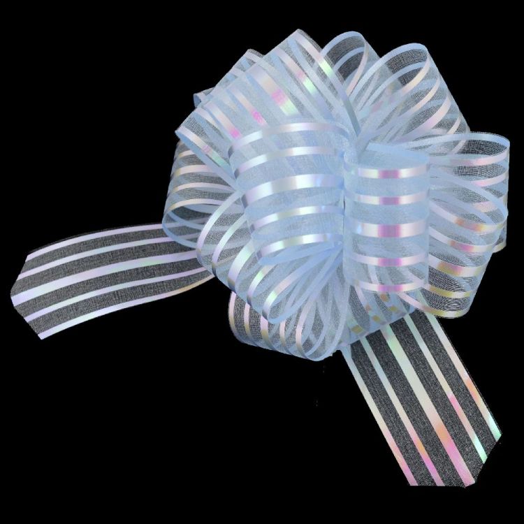 Sťahovacia stuha 5 cm LUX svetlo modrá