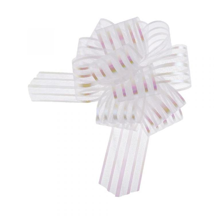 Sťahovacia stuha 5 cm LUX biela