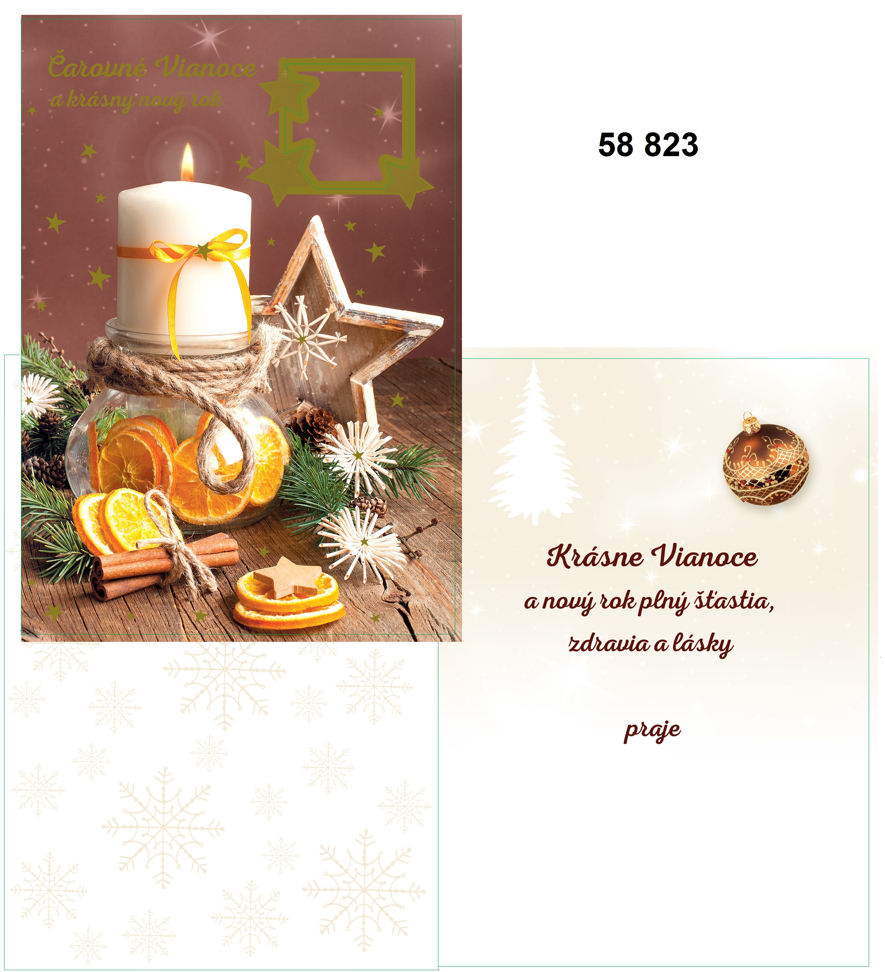 Vianočná karta C 37 074