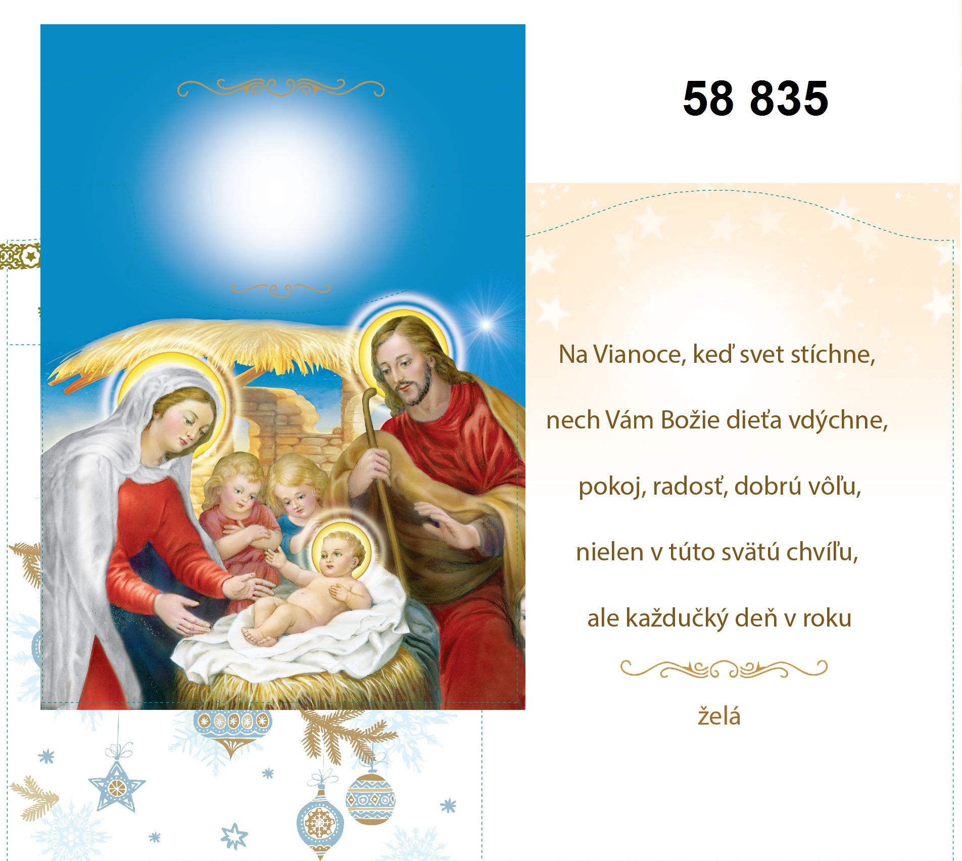 Vianočná karta C 37 086