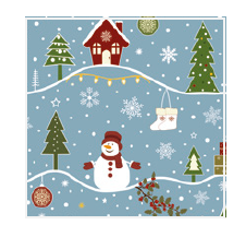 vianočné servítky DAISY 25201