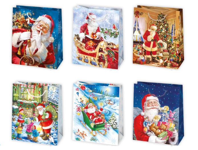 Darčeková taška vianočná T4 vzor 68