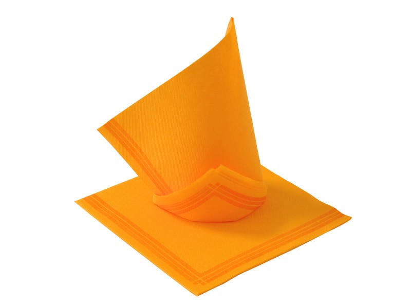 Papierové servítky oranžové