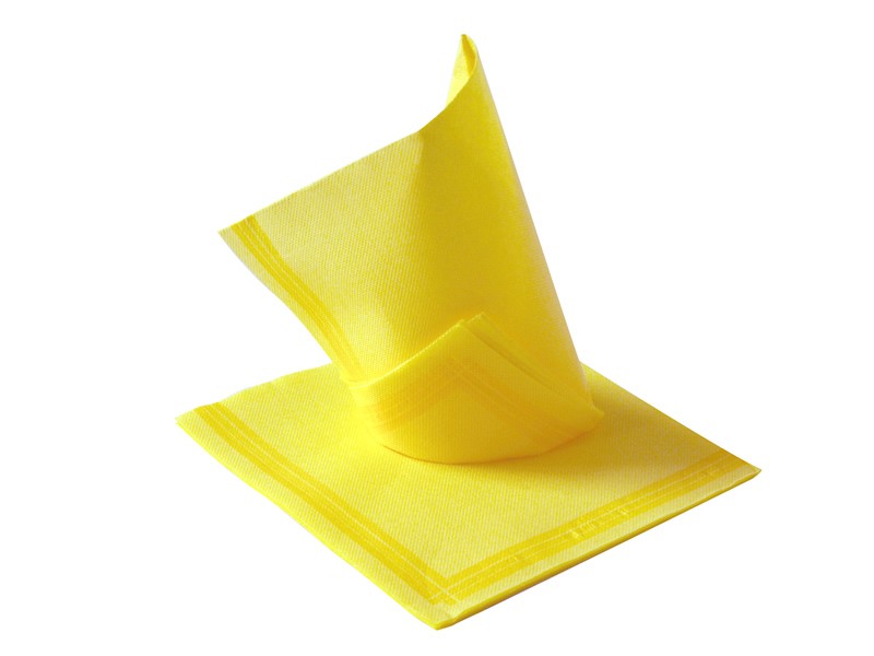 Papierové servítky žlté