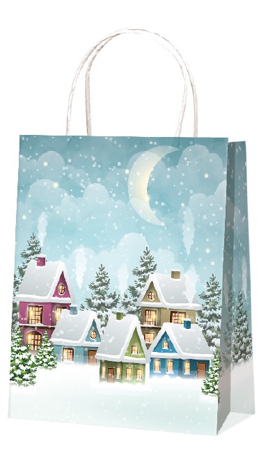 Darčeková taška vianočná EKO 505 100 - E3