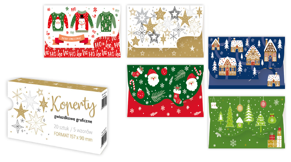 Obálka na peniaze vianočná KP01 GWGR 285