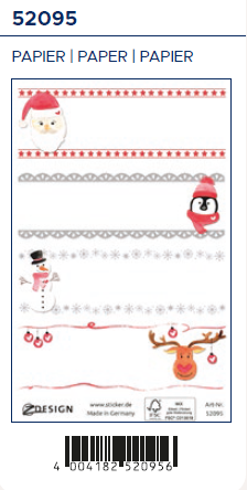 Samolepka 52095 - menovky na darčeky