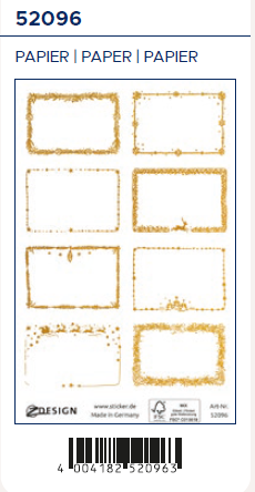 Samolepka 52096 - menovky na darčeky