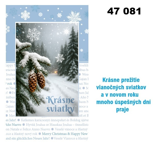 Vianočná karta W 47 081