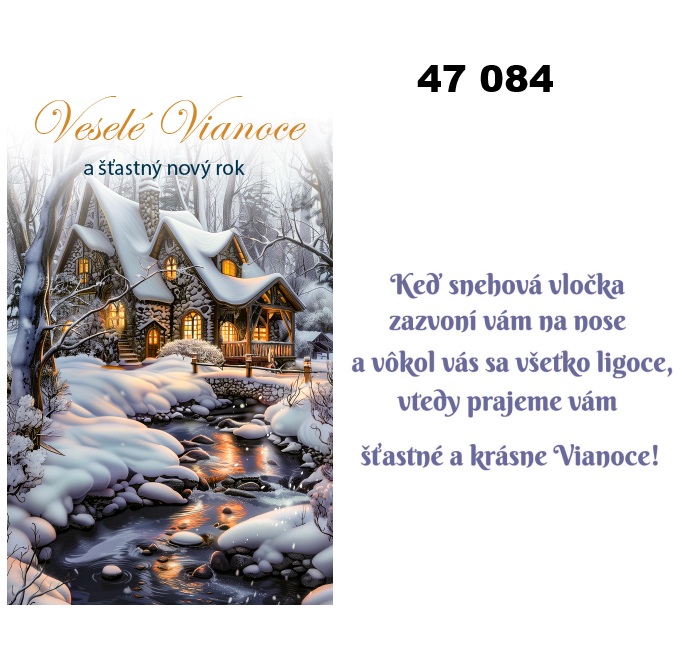 Vianočná karta W 47 084