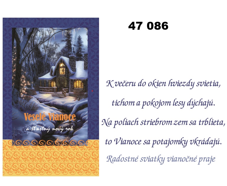 Vianočná karta W 47 086