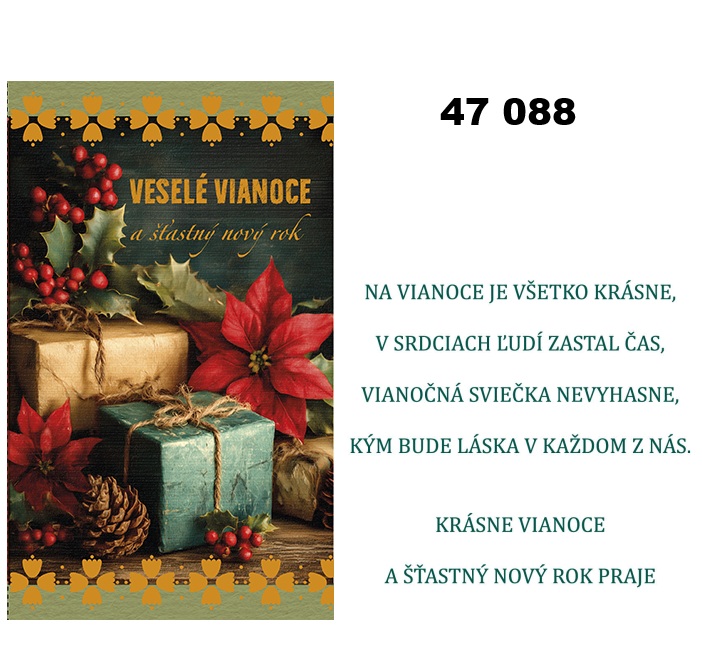 Vianočná karta W 47 088