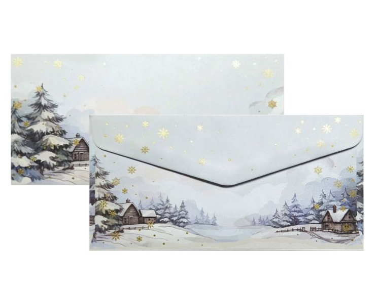 Obálka s vianočnou potlačou 191 184