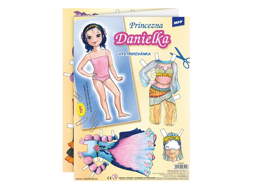 Vystrihovánka Danielka
