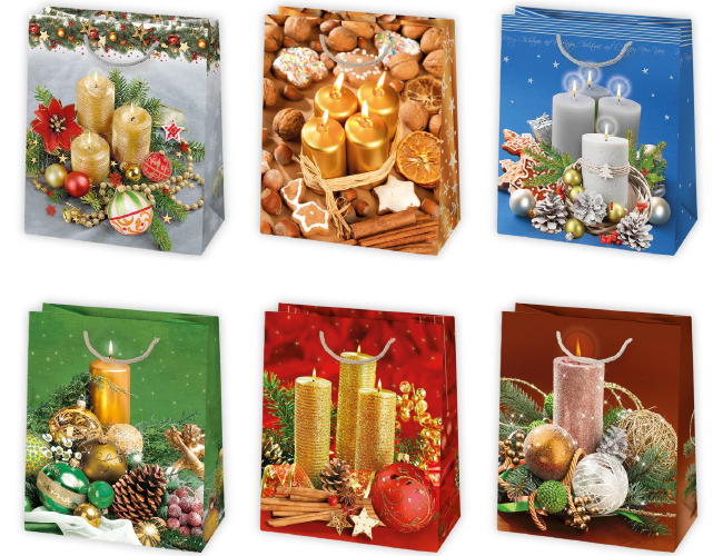 Darčeková taška vianočná T4 vzor 73