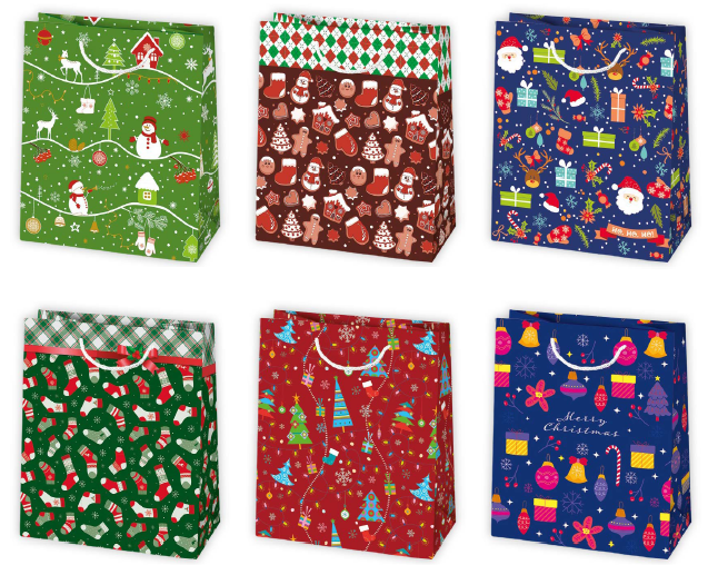 Darčeková taška vianočná T4 vzor 72