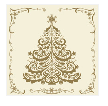 Vianočné servítky DAISY 24801