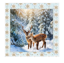 Vianočné servítky DAISY 23801