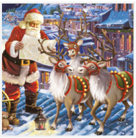 Vianočné servítky DAISY 13601