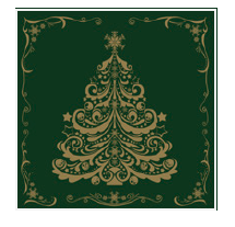 Vianočné servítky DAISY 24802