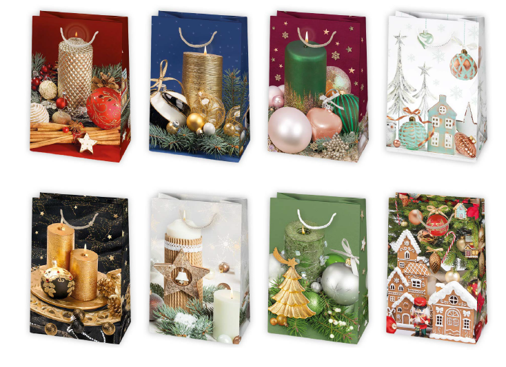 Darčeková taška vianočná T3 vzor 19