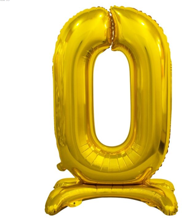 Nafukovacie stojace číslo "0" 412390