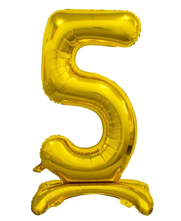 Nafukovacie stojace číslo "5" 412395